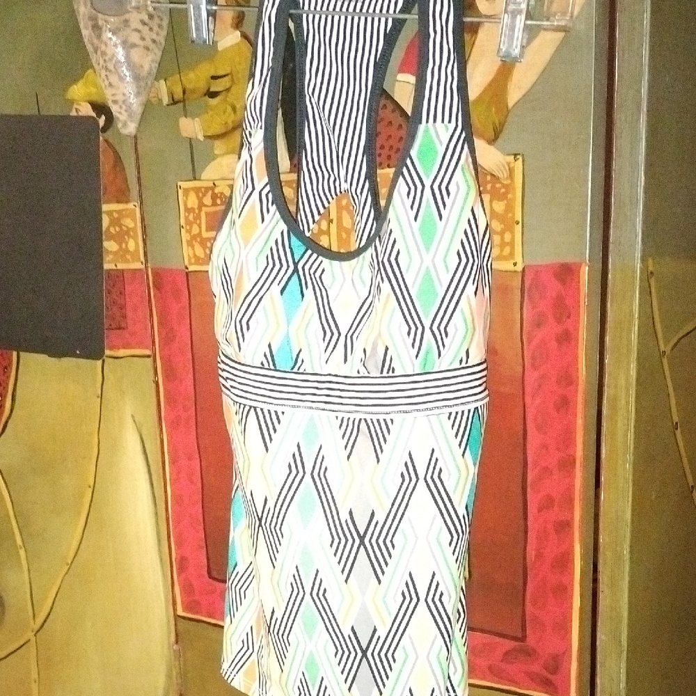 Trina Turk Multicolor Geometric Tank Top